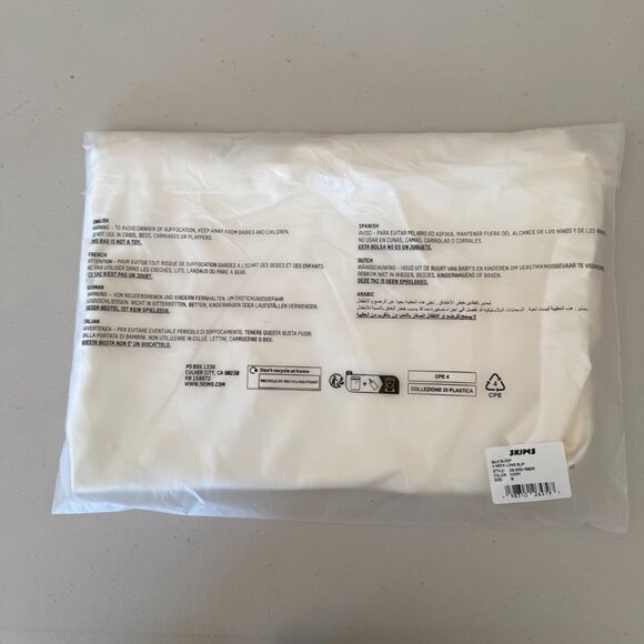 Skims silk sleep v neck long slip ivory Size Medium - Picture 3 of 5